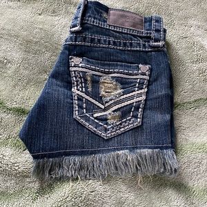 Women’s BKE  denim Sabrina shorts size 24